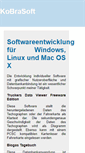 Mobile Screenshot of kobrasoft.de